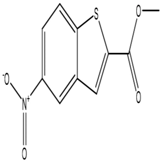 5-nitrobenzo[b]tiofen-2-carboxilat de metil; Núm. CAS: 20699-86-9